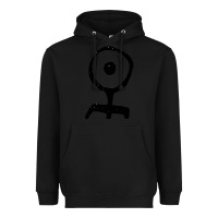 Black Einsturzende Neubauten Heavyweight Hoodie - PixelWave