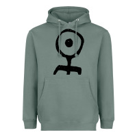 Sage Einsturzende Neubauten Heavyweight Hoodie - PixelWave