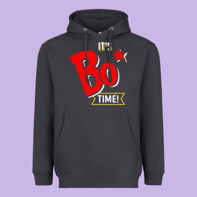 It's Bo Time Heavyweight Hoodie Designed By Pixelwave