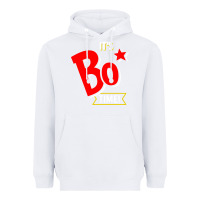 White it's bo time Heavyweight Hoodie - PixelWave