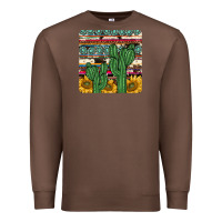 Chestnut cactus sunflower coaster Premium Sweatshirt - JahusDesignShop