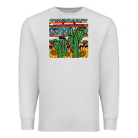 Dove Grey cactus sunflower coaster Premium Sweatshirt - JahusDesignShop