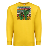 Lemon cactus sunflower coaster Premium Sweatshirt - JahusDesignShop