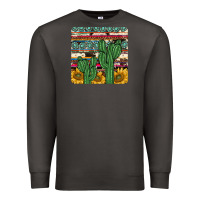 Smoke cactus sunflower coaster Premium Sweatshirt - JahusDesignShop