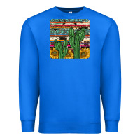 True Royal cactus sunflower coaster Premium Sweatshirt - JahusDesignShop