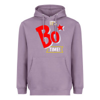 Lavender it's bo time Heavyweight Hoodie - PixelWave