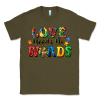 Army Green Love needs no words Classic Tee - CowGirlArtShop