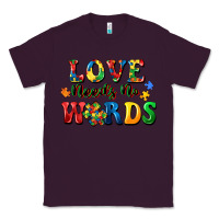 Plum Love needs no words Classic Tee - CowGirlArtShop