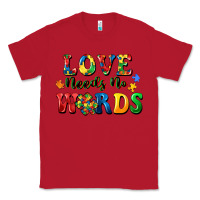 Red Love needs no words Classic Tee - CowGirlArtShop