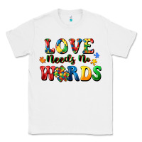 White Love needs no words Classic Tee - CowGirlArtShop