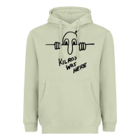 Matcha Kilroy was here (on RedBubble) gift Heavyweight Hoodie - PixelWave