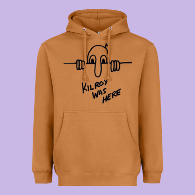 Kilroy Was Here (on Redbubble) Gift Heavyweight Hoodie Designed By Pixelwave
