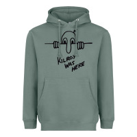 Sage Kilroy was here (on RedBubble) gift Heavyweight Hoodie - PixelWave
