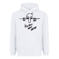 White Kilroy was here (on RedBubble) gift Heavyweight Hoodie - PixelWave