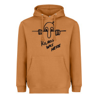 Meerkat Kilroy was here (on RedBubble) gift Heavyweight Hoodie - PixelWave