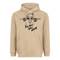 Mushroom Kilroy was here (on RedBubble) gift Heavyweight Hoodie - PixelWave