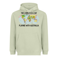 Matcha the world is a cat playing with australia 2020 shirt Heavyweight Hoodie - PixelWave