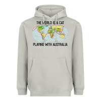 Moon Dust the world is a cat playing with australia 2020 shirt Heavyweight Hoodie - PixelWave