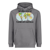 Storm the world is a cat playing with australia 2020 shirt Heavyweight Hoodie - PixelWave