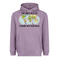 Lavender the world is a cat playing with australia 2020 shirt Heavyweight Hoodie - PixelWave