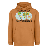 Meerkat the world is a cat playing with australia 2020 shirt Heavyweight Hoodie - PixelWave