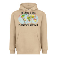 Mushroom the world is a cat playing with australia 2020 shirt Heavyweight Hoodie - PixelWave