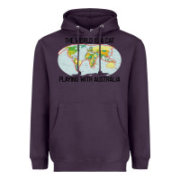 Plum the world is a cat playing with australia 2020 shirt Heavyweight Hoodie - PixelWave