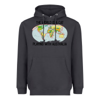 Smoke the world is a cat playing with australia 2020 shirt Heavyweight Hoodie - PixelWave