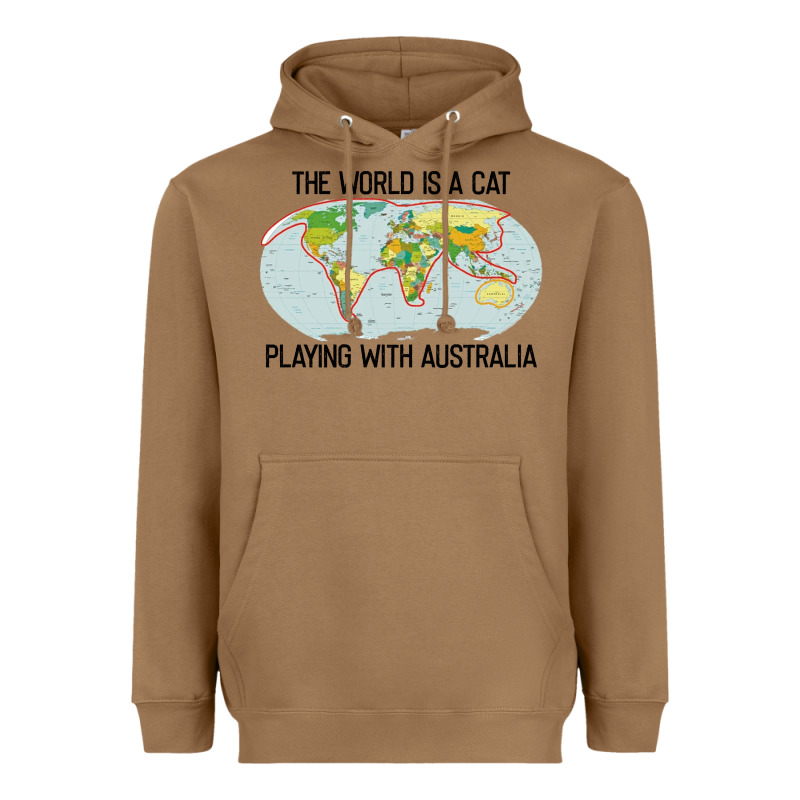 The World Is A Cat Playing With Australia 2020 Shirt Heavyweight Hoodie by PixelWave | Teevron