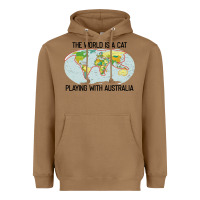Toasted Coconut the world is a cat playing with australia 2020 shirt Heavyweight Hoodie - PixelWave