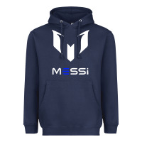 Navy messi Heavyweight Hoodie - PixelWave