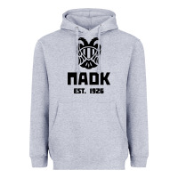Heather Grey paok merch Heavyweight Hoodie - PixelWave