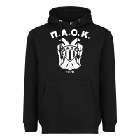 Black paok merch Heavyweight Hoodie - PixelWave