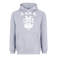 Heather Grey paok merch Heavyweight Hoodie - PixelWave