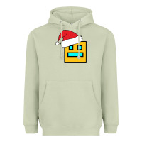 Matcha Geometry Dash Heavyweight Hoodie - PixelWave