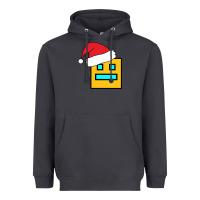 Smoke Geometry Dash Heavyweight Hoodie - PixelWave