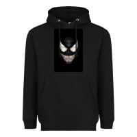 Black The venom Heavyweight Hoodie - PixelWave