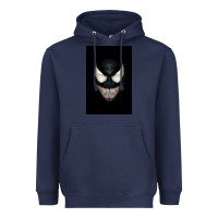 Navy The venom Heavyweight Hoodie - PixelWave