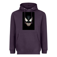 Plum The venom Heavyweight Hoodie - PixelWave
