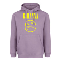 Lavender Grunge Rihanna Heavyweight Hoodie - PixelWave