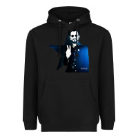 Black ringo starr 01 Heavyweight Hoodie - PixelWave