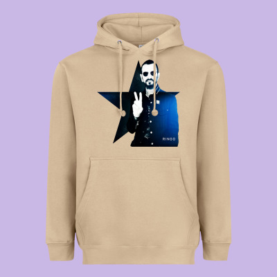 Ringo Starr 01 Heavyweight Hoodie Designed By Pixelwave