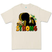 Bone She is strong Black History Premium Tee - HowdyJamesFarm