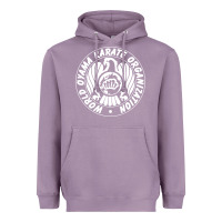 Lavender World Oyama Karate Organization ( white ) Heavyweight Hoodie - PixelWave