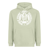 Matcha World Oyama Karate Organization ( white ) Heavyweight Hoodie - PixelWave