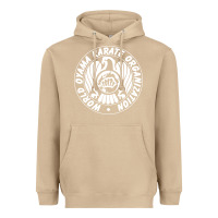 Mushroom World Oyama Karate Organization ( white ) Heavyweight Hoodie - PixelWave