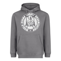 Storm World Oyama Karate Organization ( white ) Heavyweight Hoodie - PixelWave