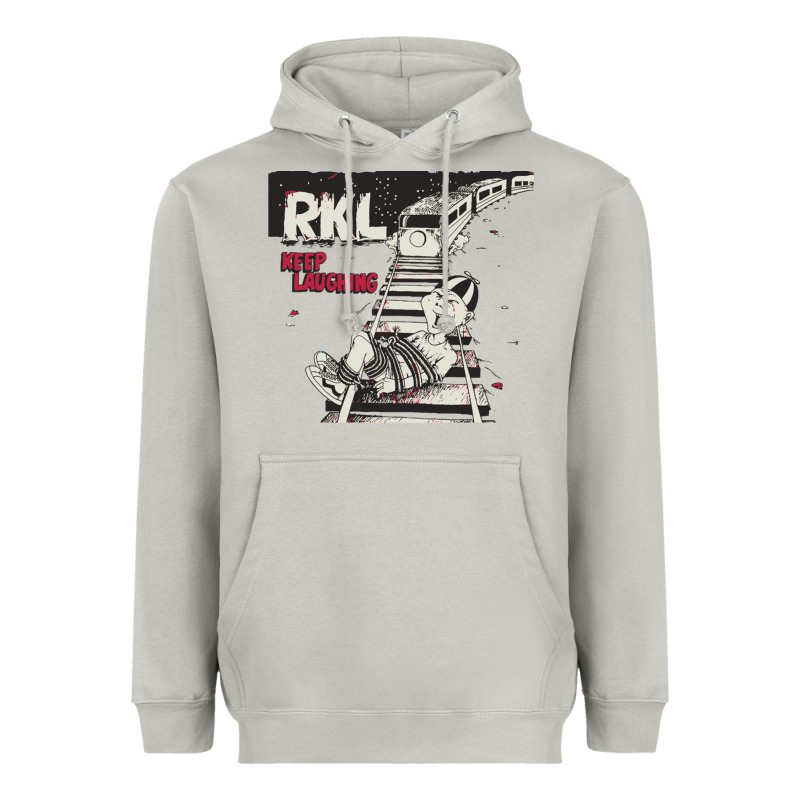 Rkl Keep Laughing Essential Heavyweight Hoodie by PixelWave | Teevron