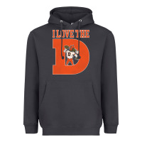 Smoke i love the d broncos football quote Heavyweight Hoodie - PixelWave