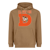 Toasted Coconut i love the d broncos football quote Heavyweight Hoodie - PixelWave
